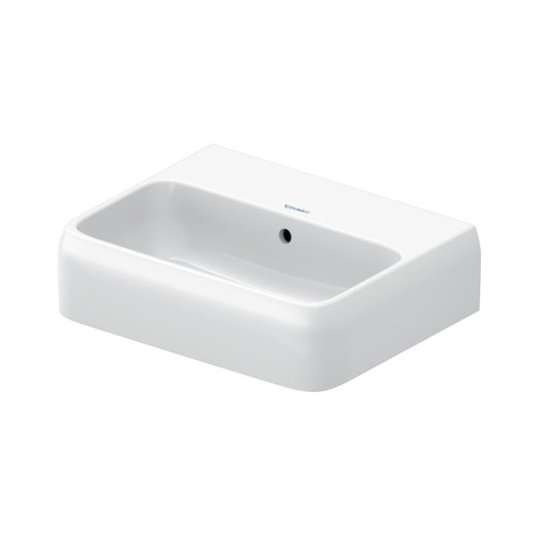 Раковина 45х35 см Duravit Qatego, белый (0746450060) На столешницу, Подвесные Прямоугольные