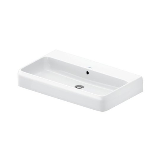 Раковина 80х47 см Duravit Qatego, белый (2382800060) На столешницу, Подвесные Прямоугольные