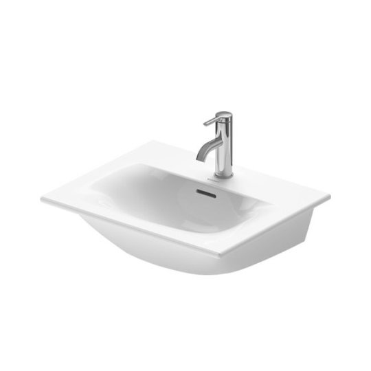 Раковина 53х43 см Duravit Viu, білий (2344530000) Вбудовувані зверху, Підвісні 