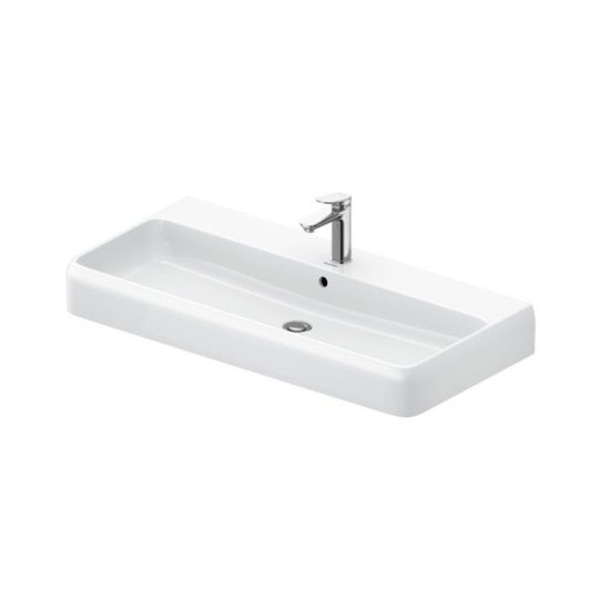 Раковина 100х47 см Duravit Qatego, білий (2382100000) На стільницю, Підвісні 
