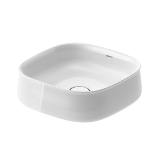 Раковина 42х42 см Duravit Zencha, білий (2373420079) На стільницю 