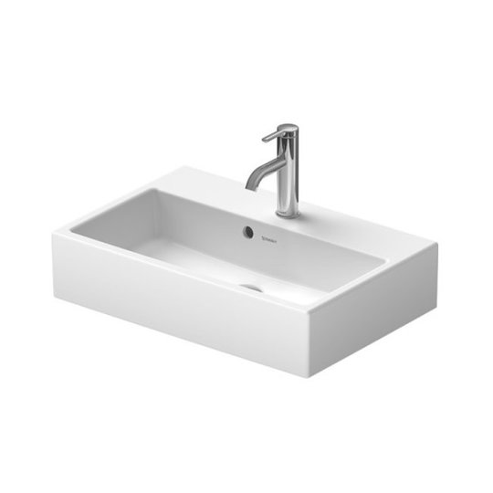 Раковина 60х40 см Duravit Vero Air, белый (2368600000) На столешницу, Подвесные Прямоугольные