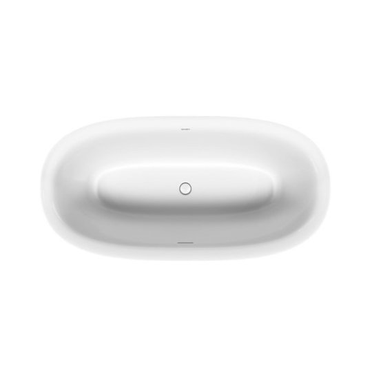 Ванна акрилова 180х90 Duravit White Tulip, білий (700469000000000) Duravit Овальні