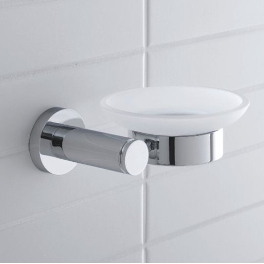 Мыльница левосторонняя Duravit D-Code, хром (0099171000) Мыльницы Duravit