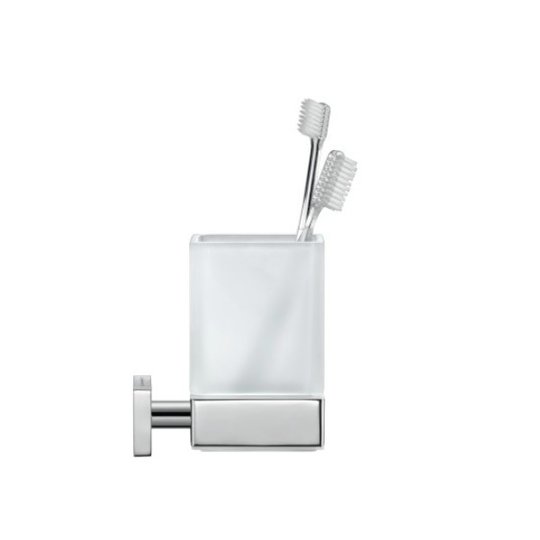 Стакан для зубных щеток Duravit Karree, хром (0099511000) Стаканы для зубных щеток Duravit