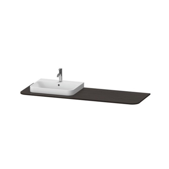 Столешница 160х55 см вырез слева Duravit Happy D.2 Plus, орех (HP031HL6969) Duravit Столешницы