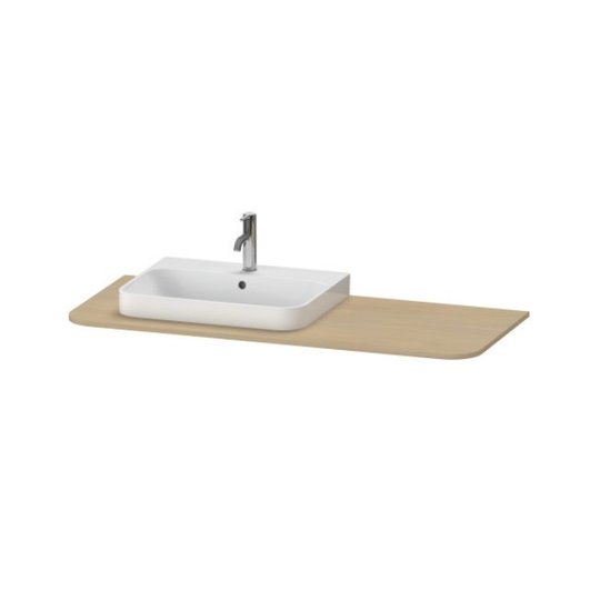 Столешница 130х55 см вырез слева Duravit Happy D.2 Plus, дуб (HP031KL7171) Duravit Столешницы