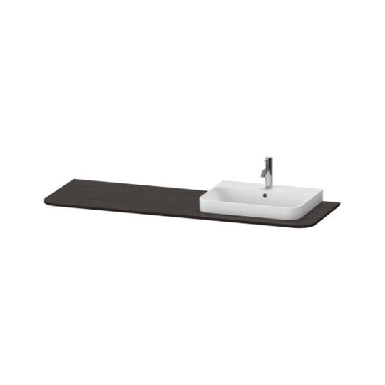 Стільниця 160х55 см виріз праворуч Duravit Happy D. 2 Plus, горіх (HP031HR6969) Duravit Стільниці