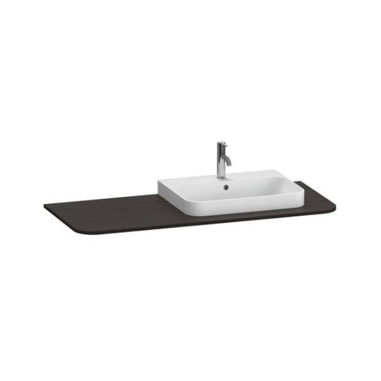 Столешница 130х55 см вырез справа Duravit Happy D.2 Plus, орех (HP031KR6969) Duravit Столешницы