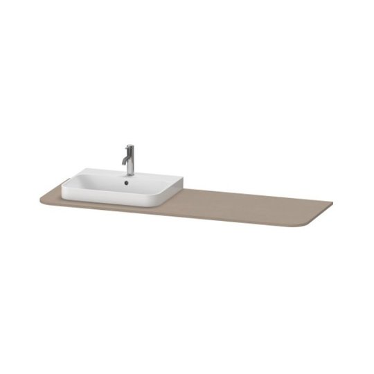 Столешница 160х55 см вырез слева Duravit Happy D.2 Plus, льняной декор (HP031HL7575) Duravit Столешницы