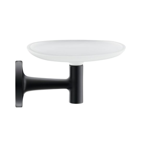 Мильниця настінна Duravit Starck T, чорний матовий (0099334600) Мильниці Duravit