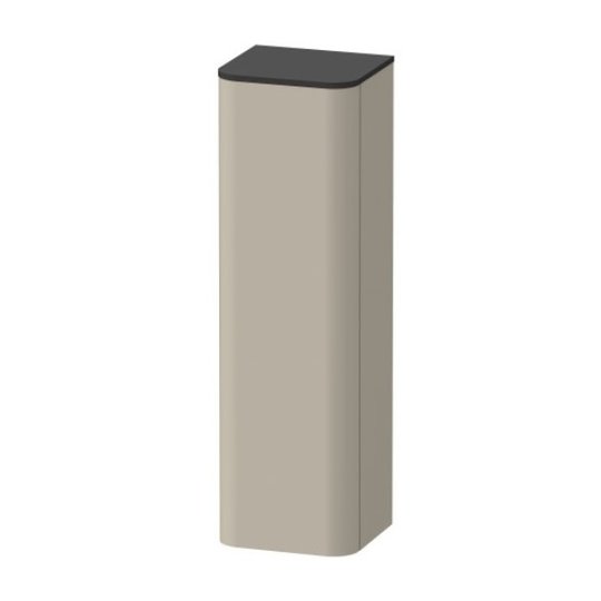 Подвесной шкафчик 133,6 см, петли слева Duravit Happy D.2 Plus, серо-коричневый матовый (HP1261L6060) Duravit Шкафчики