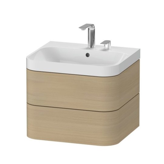 Мебельный комплект 57,5х49 см Duravit Happy D.2 Plus, дуб (HP4345E7171) Duravit Мебельные комплекты