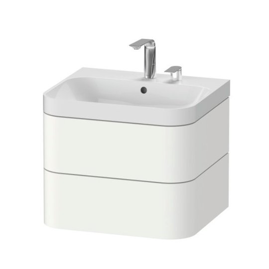 Меблевий комплект 57, 5х49 см Duravit Happy D. 2 Plus, білий супер матовий (HP4345E8484) Duravit Меблеві комплекти