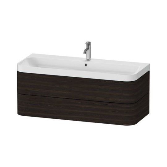 Меблевий комплект 117, 5х49 см, 1 отвір під змішувач Duravit Happy D. 2 Plus, горіх (HP4349O69690000) Duravit Меблеві комплекти
