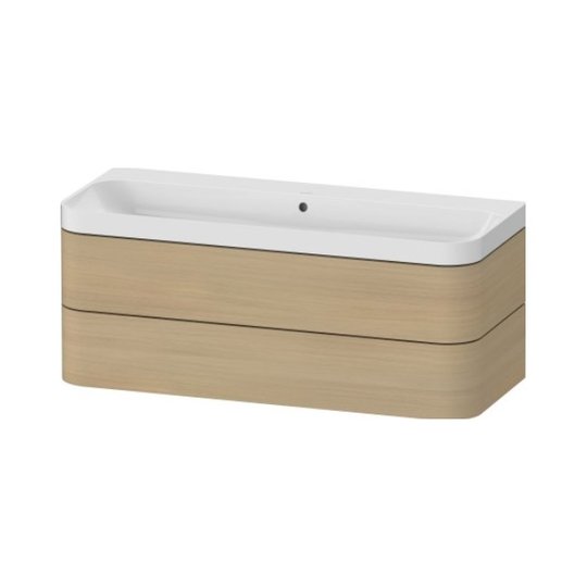Меблевий комплект 117, 5х49 см, без отвору під змішувач Duravit Happy D. 2 Plus, дуб (HP4349N71710000) Duravit Меблеві комплекти