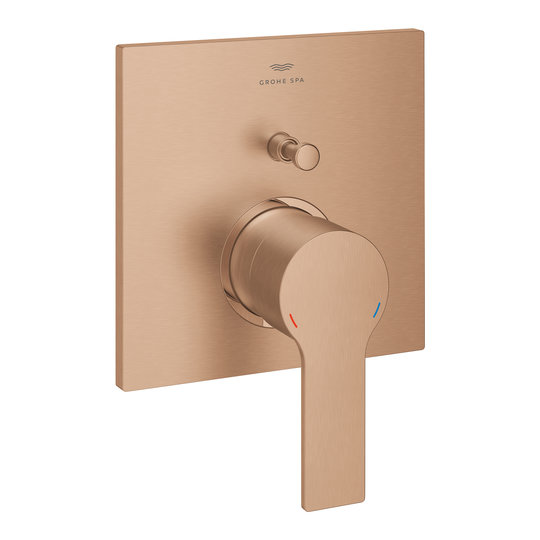 Смеситель для душа с переключателем на 2 потребителя Grohe Allure New, теплый закат матовый (19315DL1) Для ванны, Для душа Медь