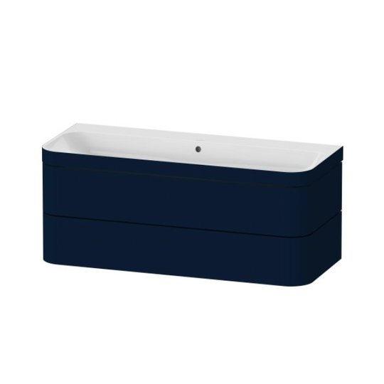Меблевий комплект 117, 5х49 см, без отвору під змішувач Duravit Happy D. 2 Plus, темно-синій (HP4639N98980000) Duravit Меблеві комплекти