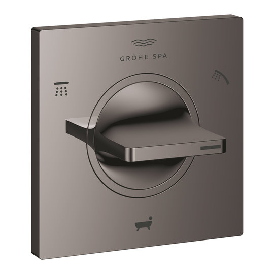Перемикач на 3 положення Grohe Allure New, Темний графіт глянсовий (19590a01) Grohe Коллекция Allure New 