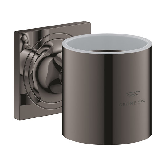 Подвесной держатель Grohe Allure New, темный графит глянцевый (40278A01) Держатели для зубных щеток Grohe