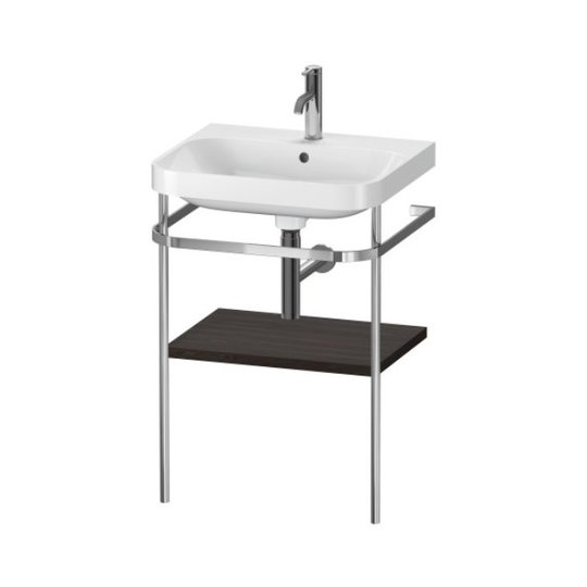 Меблевий комплект з раковиною на 1 отвір і консоллю, 57, 5х49 см, Duravit Happy D. 2 Plus, горіх (HP4835O6969) Duravit Меблеві комплекти