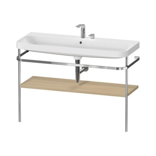 Меблевий комплект з раковиною на 2 отвори і консоллю,117, 5х49 см, Duravit Happy D. 2 Plus, дуб (HP4839E71710000) Duravit Меблеві комплекти