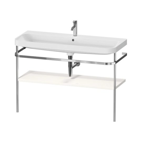 Меблевий комплект з раковиною на 1 отвір і консоллю,117, 5х49 см, Duravit Happy D. 2 Plus, білий матовий (HP4839O36360000) Duravit Меблеві комплекти