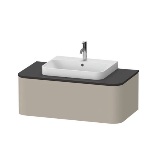 Тумба підвісна 100х55 см Duravit Happy D. 2 Plus, сіро-коричневий (HP494106060) Duravit Тумби