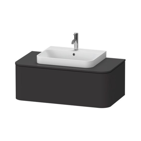 Тумба подвесная 100х55 см Duravit Happy D.2 Plus, графит (HP494108080) Duravit Тумбы