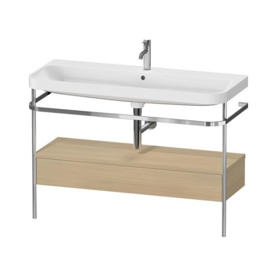 Меблевий комплект з раковиною на 1 отвір і консоллю,117, 5х49 см, Duravit Happy D. 2 Plus, дуб (HP4844O71710000) Duravit Меблеві комплекти
