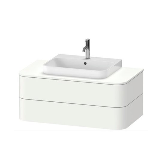 Тумба підвісна 100х55 см Duravit Happy D. 2 Plus, білий матовий (HP497103636) Duravit Тумби