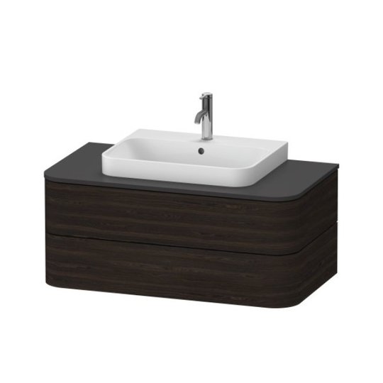 Тумба подвесная 100х55 см Duravit Happy D.2 Plus, орех (HP496106969) Duravit Тумбы