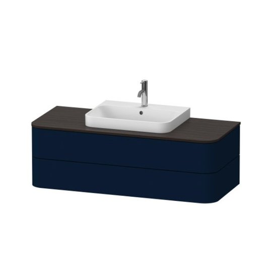 Тумба подвесная 130х55 см Duravit Happy D.2 Plus, темно-синий (HP496209898) Duravit Тумбы