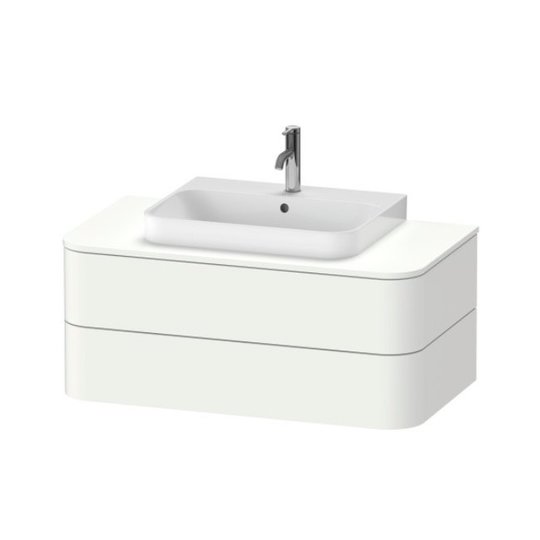 Тумба підвісна 100х55 см Duravit Happy D. 2 Plus, білий супер матовий (HP496108484) Duravit Тумби