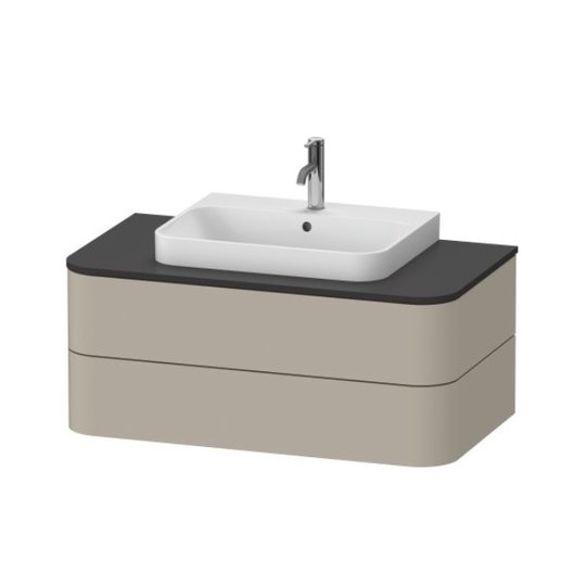 Тумба підвісна 100х55 см Duravit Happy D. 2 Plus, сіро-коричневий (HP496106060) Duravit Тумби
