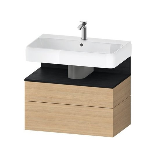 Тумба підвісна під раковину 79х59 см Duravit Qatego, дуб (QA4394016300000) Duravit Тумби