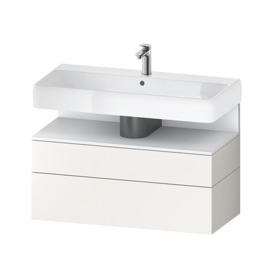 Тумба подвесная под раковину 99х59 см Duravit Qatego, белый супер матовый (QA4395018840000) Duravit Тумбы