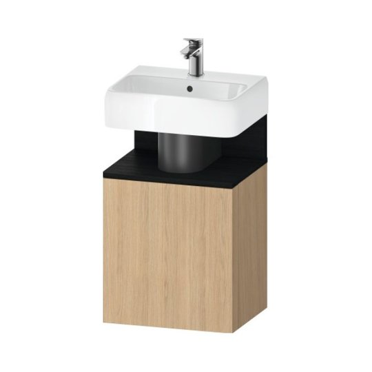 Тумба подвесная под раковину 64,5х44 см, петли слева Duravit Qatego, дуб (QA4076L16300000) Duravit Тумбы