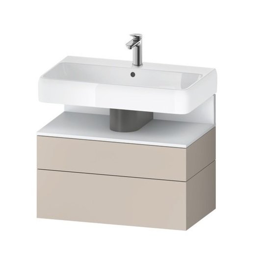 Тумба підвісна під раковину 79х59 см Duravit Qatego, сіро-коричневий (QA4394018910000) Duravit Тумби