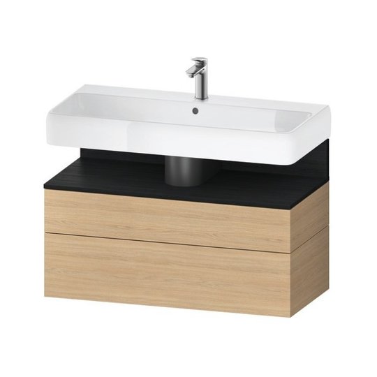 Тумба підвісна під раковину 99х59 см Duravit Qatego, дуб (QA4395016300000) Duravit Тумби