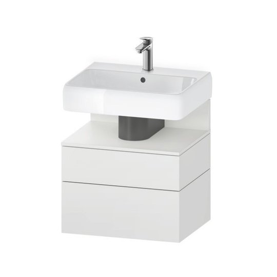 Тумба подвесная под раковину 59х59 см Duravit Qatego, белый матовый (QA4393018180000) Duravit Тумбы