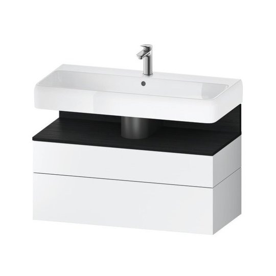 Тумба підвісна під раковину 99х59 см Duravit Qatego, білий матовий (QA4395016180000) Duravit Тумби