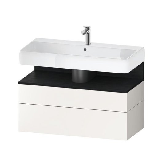 Тумба подвесная под раковину 99х59 см Duravit Qatego, белый супер матовый (QA4395016840000) Duravit Тумбы