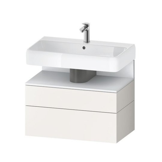 Тумба підвісна під раковину 79х59 см Duravit Qatego, білий супер матовий (QA4394018840000) Duravit Тумби