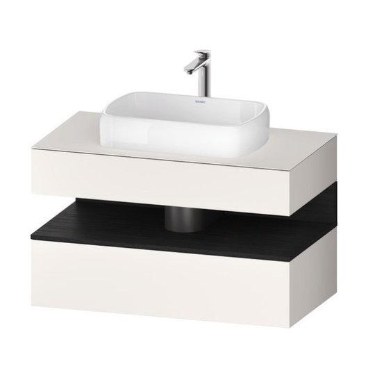 Тумба подвесная под раковину, 100х55 см Duravit Qatego, белый супер матовый (QA4731016840000) Duravit Тумбы