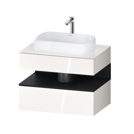 Тумба подвесная под раковину, 80х55 см Duravit Qatego, белый (QA4730016220000) Duravit Тумбы