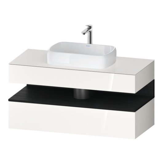 Тумба подвесная под раковину, 120х55 см Duravit Qatego, белый (QA4732016220000) Duravit Тумбы