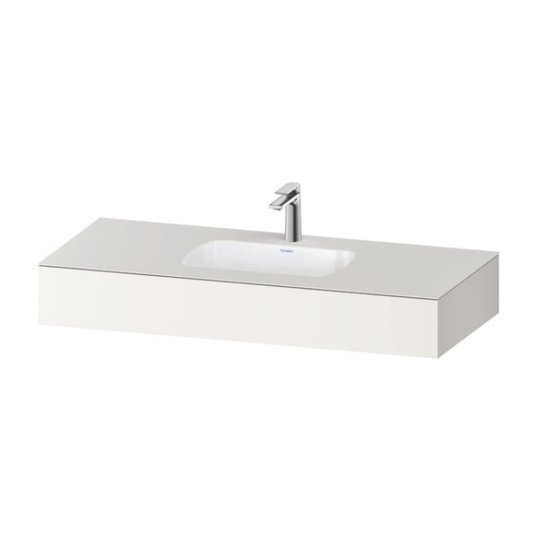Меблевий комплект з консоллю і раковиною, 120х55 см Duravit Qatego, білий супер матовий (QA4692084840000) Duravit Меблеві комплекти