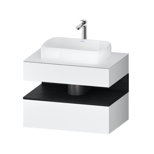 Тумба подвесная под раковину, 80х55 см Duravit Qatego, белый матовый (QA4730016180000) Duravit Тумбы