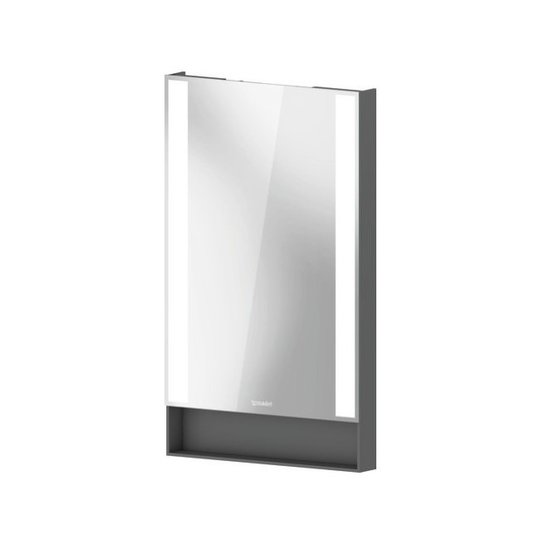 Дзеркало з підсвічуванням 45х75 см, Duravit Qatego, графіт матовий (QA7080049490000) Duravit Дзеркала